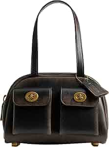 バッグ OLD COACH Business bag Double turn lock Amazon.com: Coach Twin Turnlock Bag, 1Z/Olive : Clothing